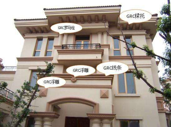 GRC装饰构件案例(5) - 桂林三象建筑材料有限公司 www.naozitian.com
